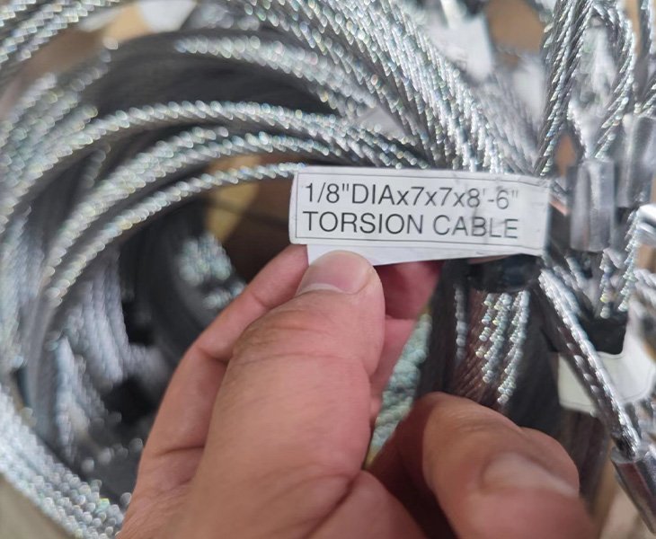 fixing garage door safety torsion cable gemax