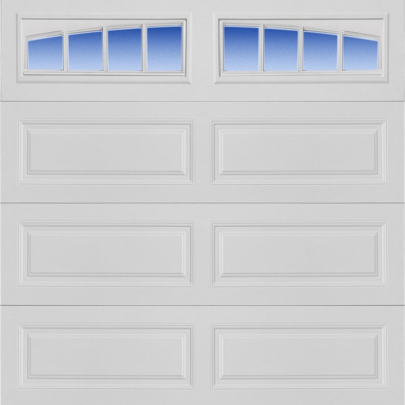 garage door long panel arched stockbridge window l06