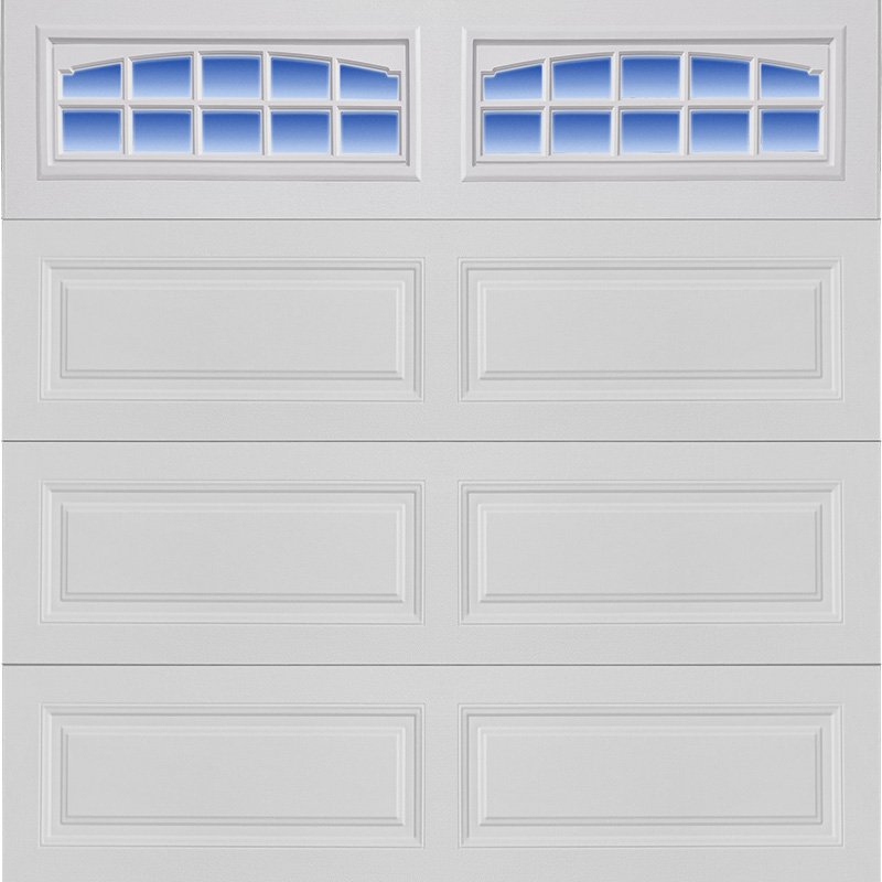garage door long panel cascade window l03