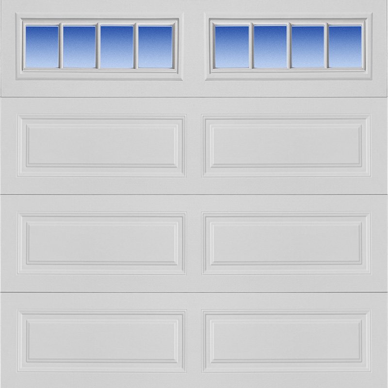 garage door long panel straight stockbridge window l05
