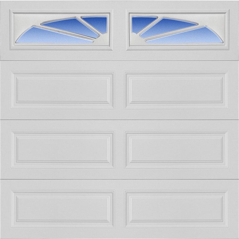garage door long panel wagon wheel window l07