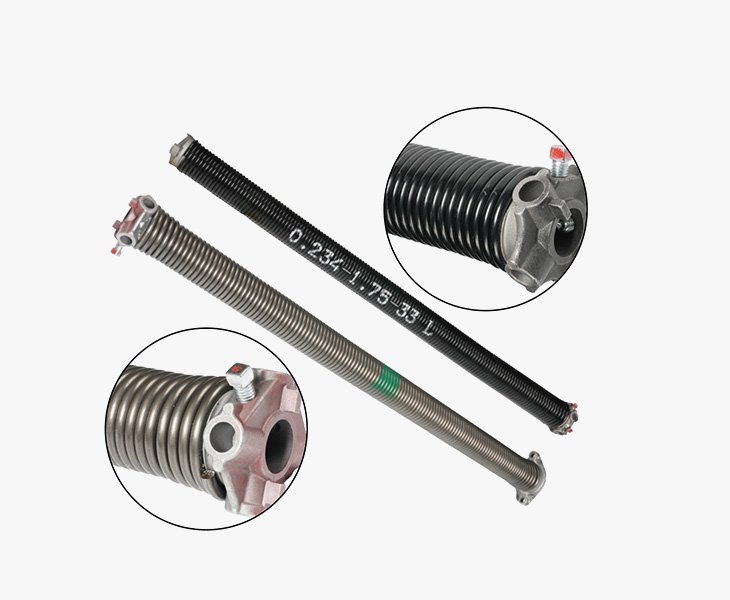 garage door powder coated spring oil tempered spring