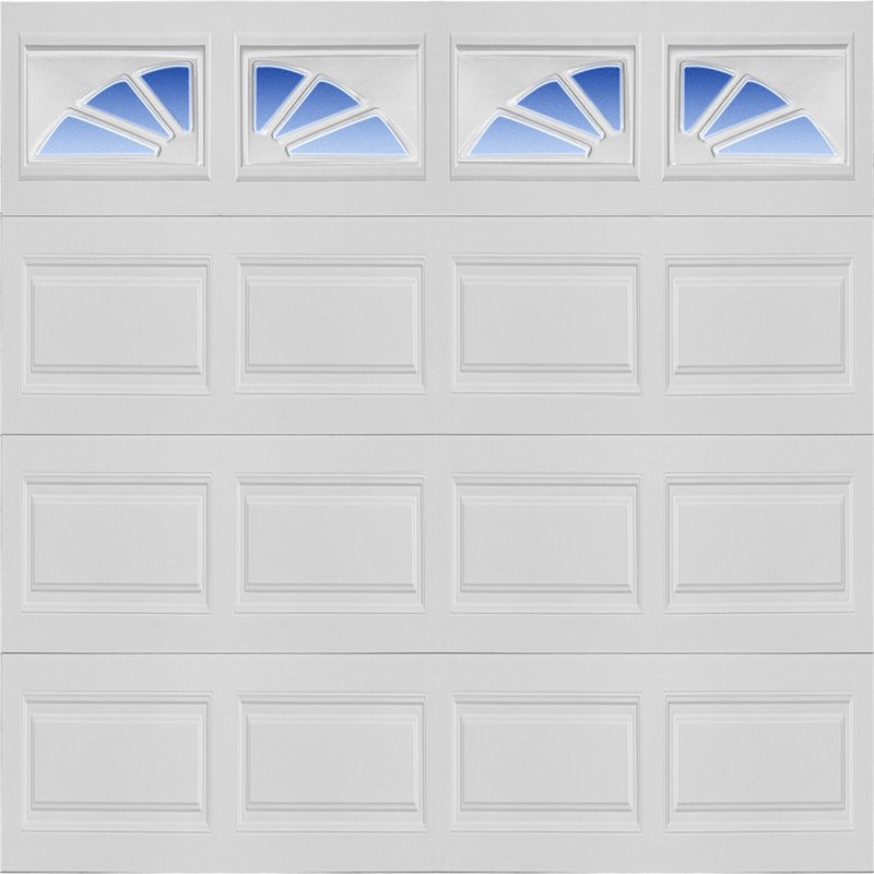 garage door short panel wagon wheel window s06