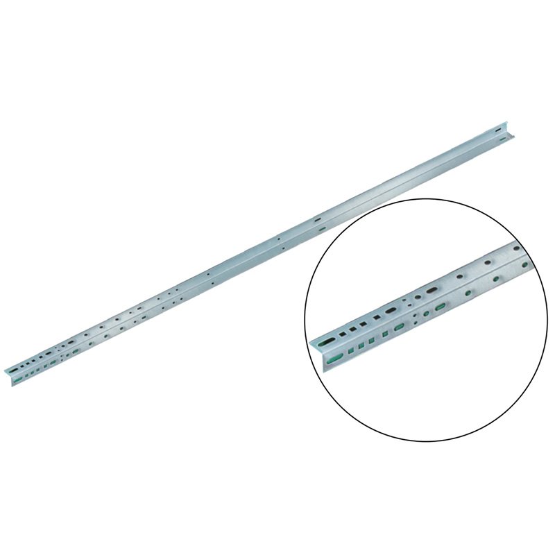 garage door track punched angle iron gemax