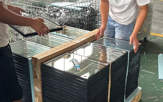 heavy duty garage door window packing supplier gemax