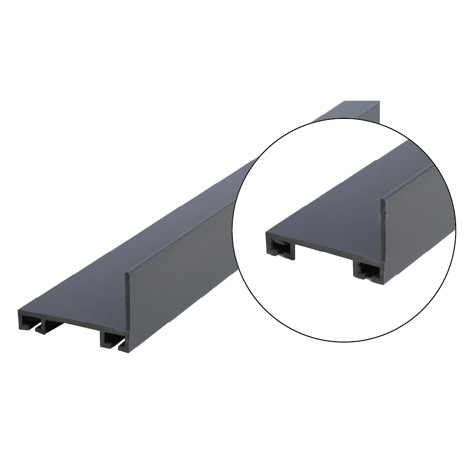 plastic garage door bottom seal retainer gemax