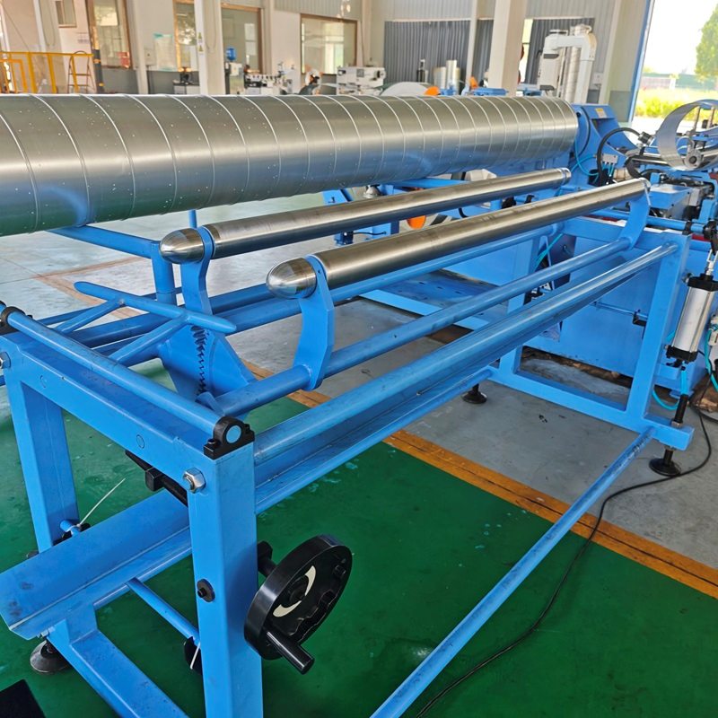 roll up door duct barrel machines