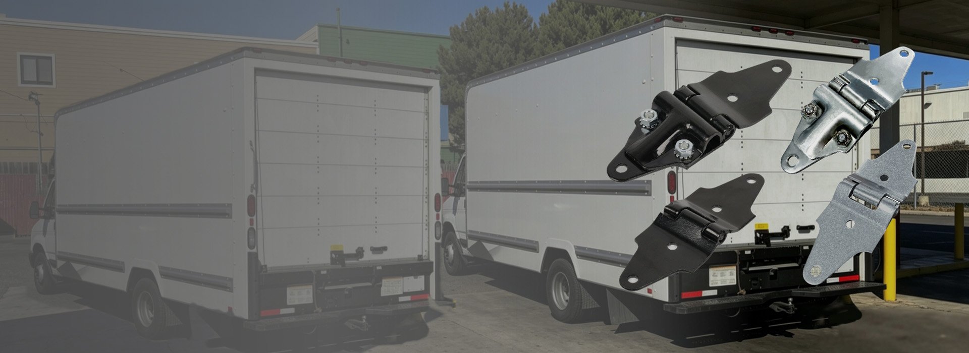 whiting box truck roll up door hinge and roller kit